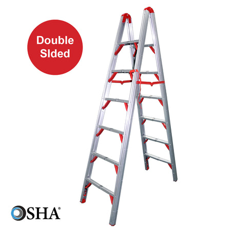 7 ft Double sided folding step ladder (STIK)