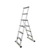 10 ft Reach Professional Wide Step Telescoping A-frame Ladder