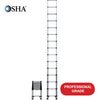 18 ft Reach Professional Wide Step Telescoping Extension Ladder