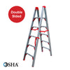 6 ft Double sided folding step ladder (STIK)