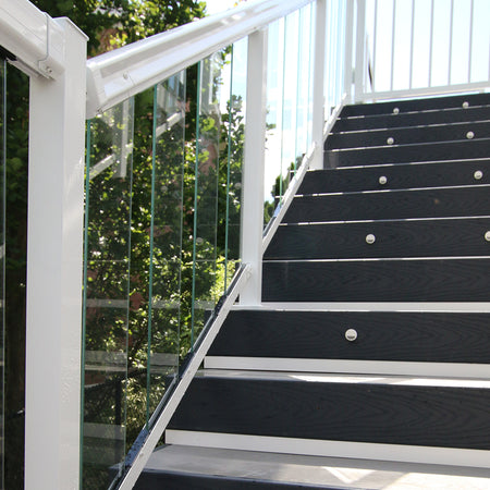 Clear Angled Glass Panels (6") MUST CALL TO ORDER