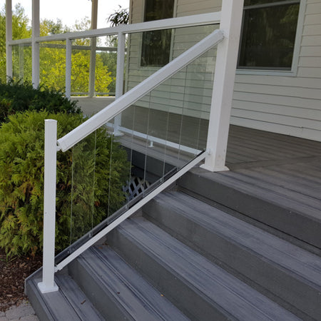 Clear Angled Glass Panels (6") MUST CALL TO ORDER