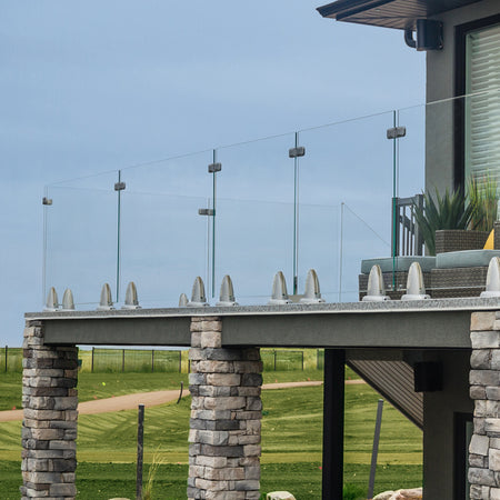 Crystal Rail Tempered Glass Panels - MUST CALL TO ORDER