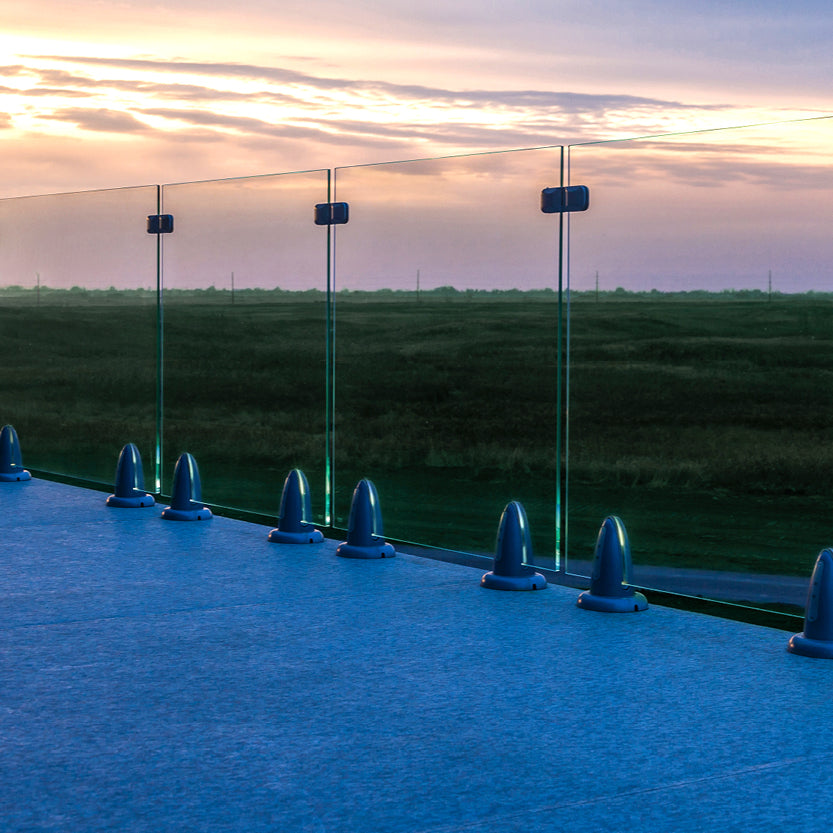 Crystal Rail Tempered Glass Panels - MUST CALL TO ORDER