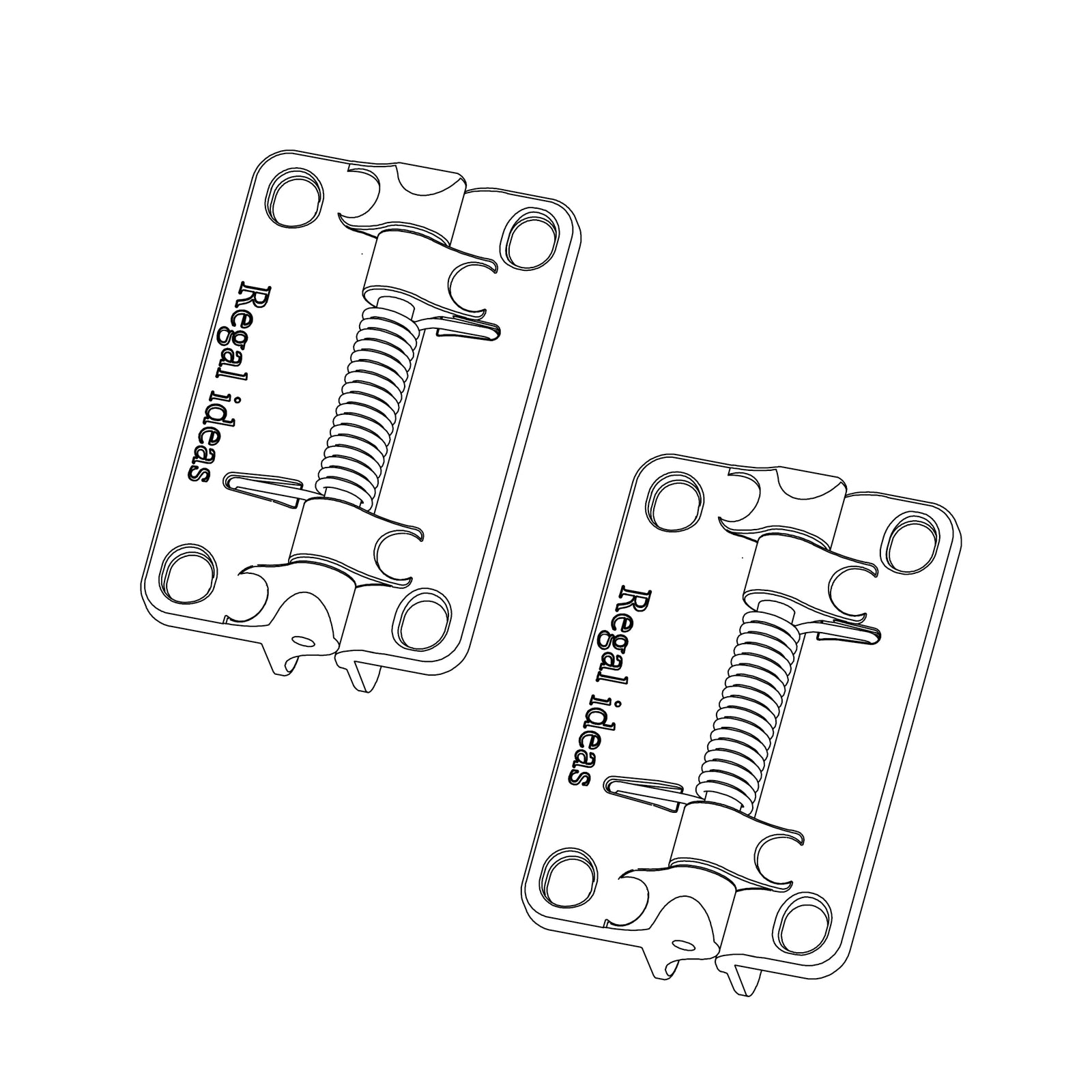 Gate Hinge - Self Closing (SET)