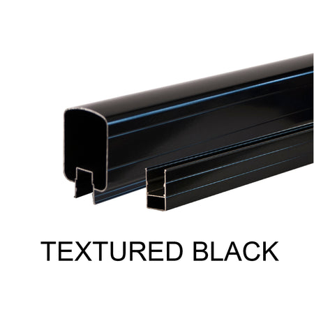 Top and Bottom Rail (6ft | 8ft | 10ft | 12ft) - Textured Black